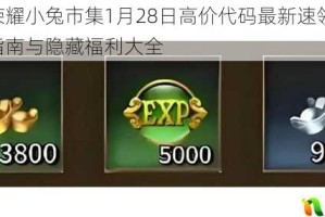 王者荣耀小兔市集1月28日高价代码最新速领攻略 兑换指南与隐藏福利大全