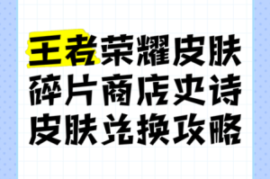 王者荣耀8月4日碎片商店更新速递全新皮肤兑换指南与完整皮肤列表解析