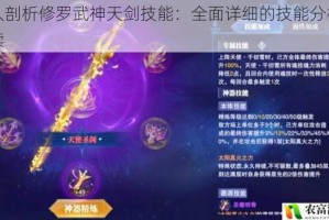 深入剖析修罗武神天剑技能：全面详细的技能分析与解读