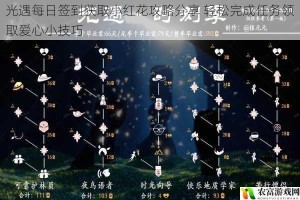 光遇每日签到获取小红花攻略分享 轻松完成任务领取爱心小技巧