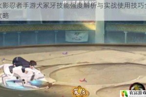 火影忍者手游犬冢牙技能强度解析与实战使用技巧全攻略