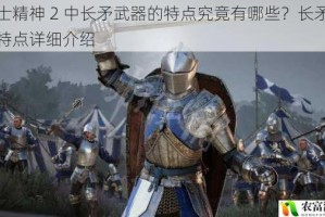 骑士精神 2 中长矛武器的特点究竟有哪些？长矛武器特点详细介绍