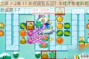 保卫萝卜 2第 11 关究竟怎么过？怎样才能拿到那珍贵的金萝卜？
