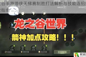 龙之谷手游游侠天梯赛制胜打法解析与技能连招搭配实战指南
