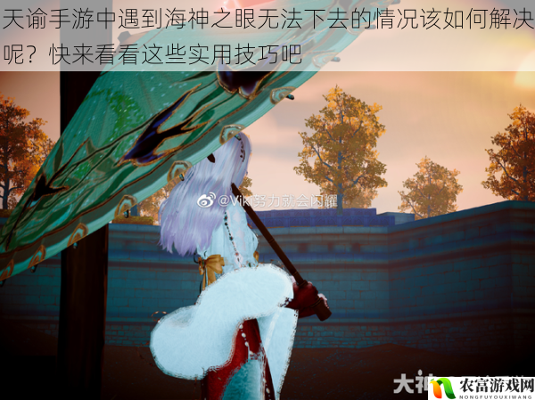 天谕手游中遇到海神之眼无法下去的情况该如何解决呢?快来看看这些实用技巧吧