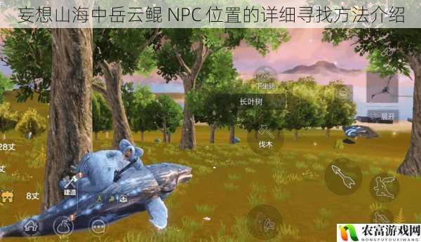 妄想山海中岳云鲲 NPC 位置的详细寻找方法介绍