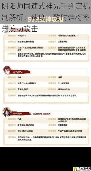 阴阳师同速式神先手判定机制解析：速度一致时谁将率先发动攻击