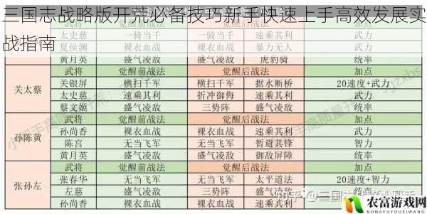 三国志战略版开荒必备技巧新手快速上手高效发展实战指南