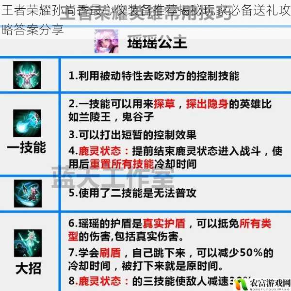 王者荣耀孙尚香最心仪装备推荐揭秘玩家必备送礼攻略答案分享