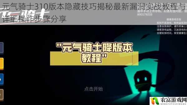 元气骑士310版本隐藏技巧揭秘最新漏洞实战教程与详细操作步骤分享