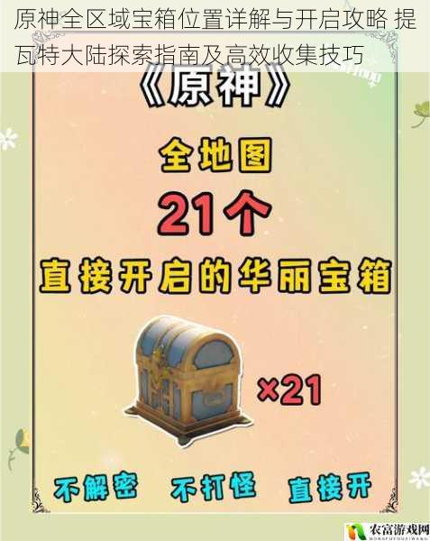 原神全区域宝箱位置详解与开启攻略 提瓦特大陆探索指南及高效收集技巧