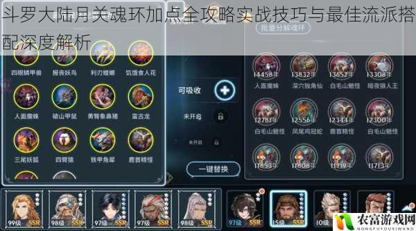 斗罗大陆月关魂环加点全攻略实战技巧与最佳流派搭配深度解析