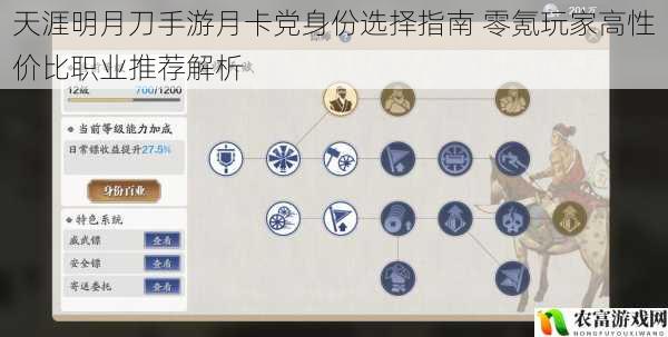 天涯明月刀手游月卡党身份选择指南 零氪玩家高性价比职业推荐解析